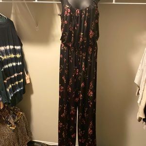 Kaileigh Adalia Knit Jumpsuit, black, large